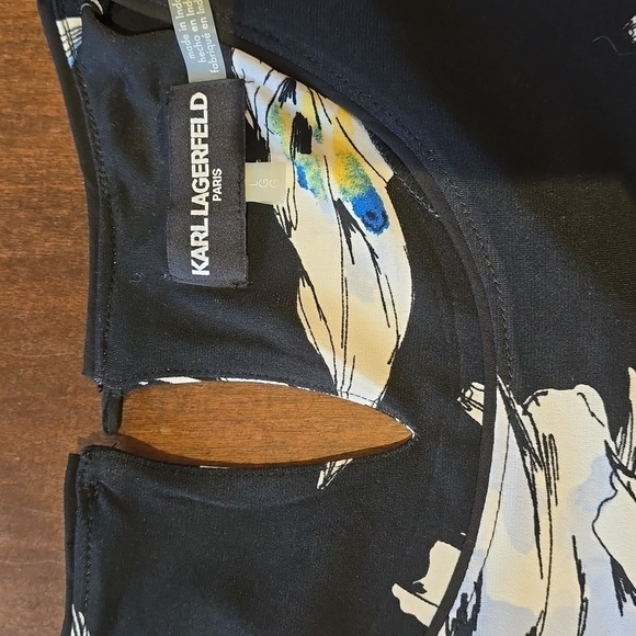 Karl Lagerfeld L floral blouse - Picture 5 of 9